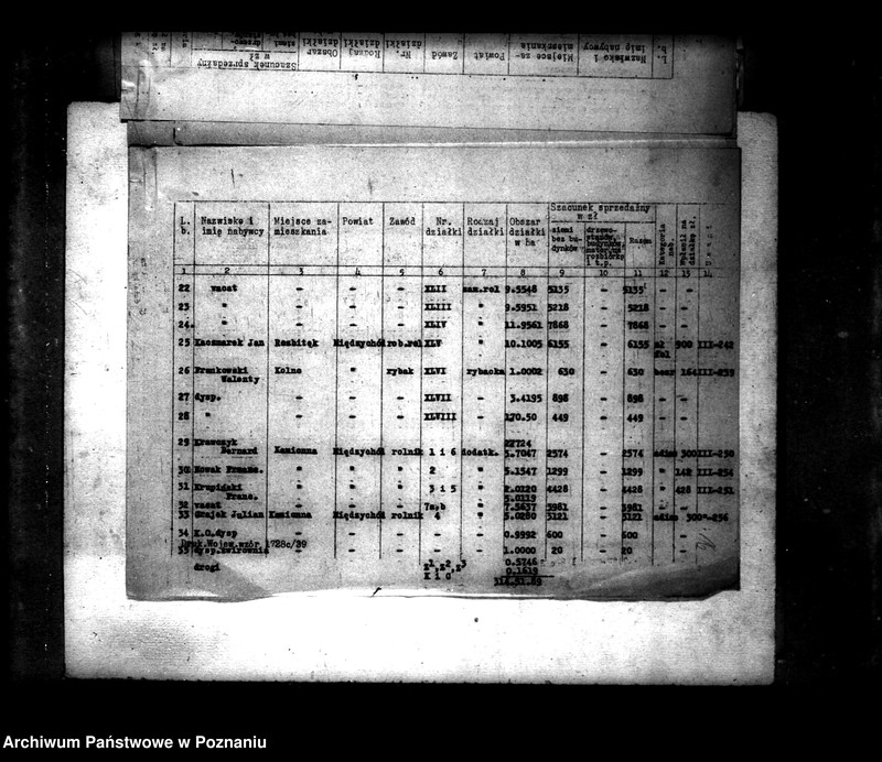 Obraz 20 z jednostki "Parcelacja majątku Prusim-Rozbitek powiatu międzychodzkiego"