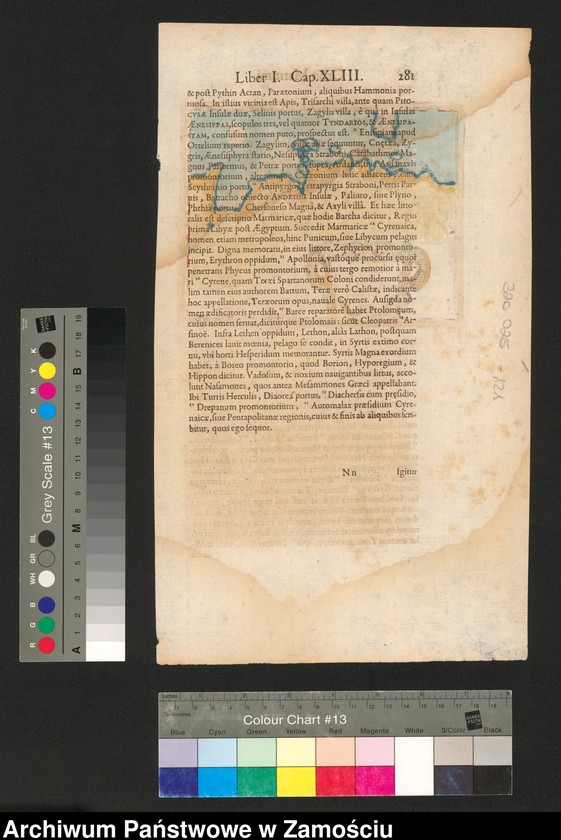 Obraz 2 z jednostki "Africae et Numidia Quà pelago Incumbunt Vetus Descriptio [Afryka i Numibia położone nad Morzem (Śródziemnym)]"