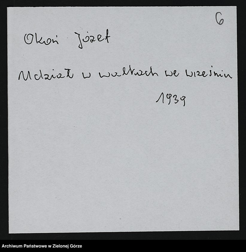 image.from.unit.number "Wspomnienia. Wojna obronna - udział w kampanii wrześniowej"