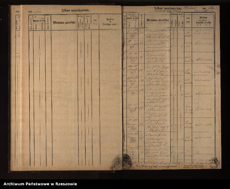 image.from.unit.number "Księga urodzeń, małżeństw i zgonów dla miejscowości Rajskie, Sakowczyk, Studenne, Horodek"