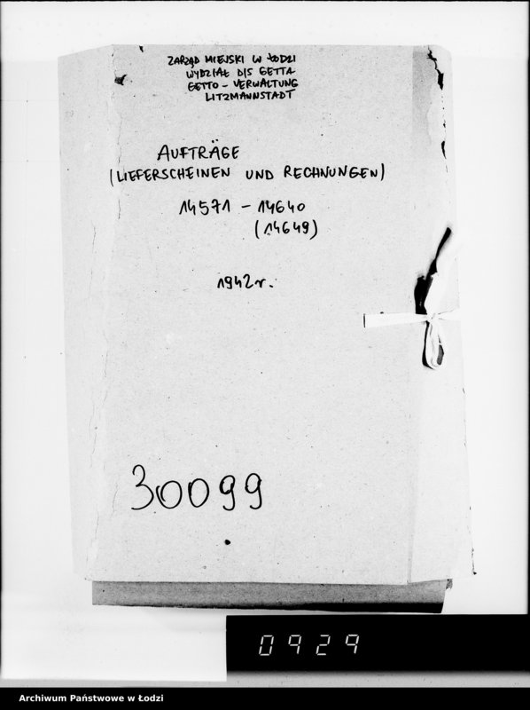 Obraz 4 z jednostki "Aufträge, [Lieferscheinen und Rechnungen] 14571-14649"