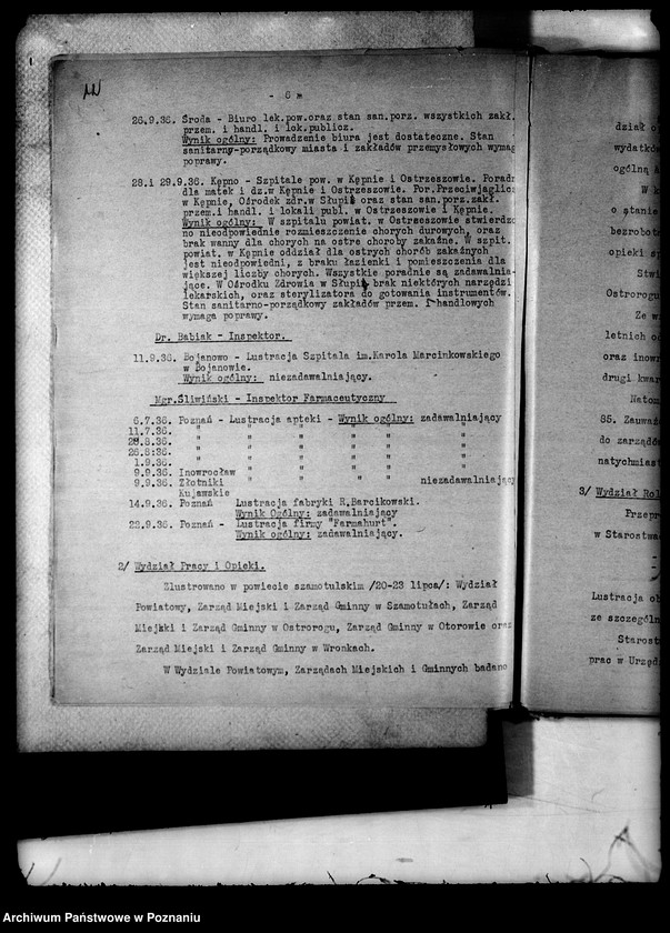 Obraz 16 z jednostki "Konferencje naczelników wydziałów protokoły zebrań periodycznych naczelników władz i urzędów niezespolonych/"