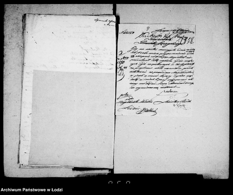 Obraz 11 z jednostki "Akta tyczące się certyfikatów na obranie nazwiska przez Żydów"