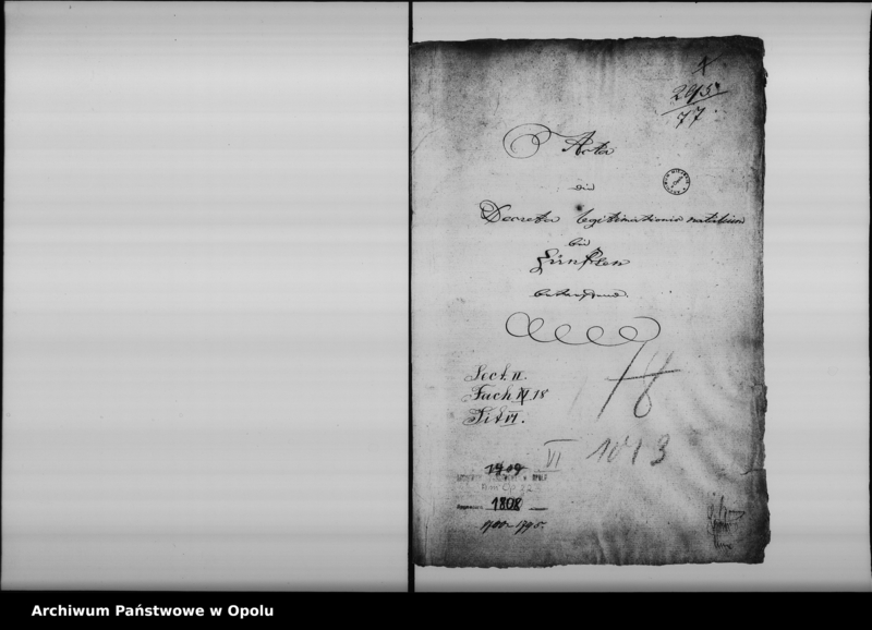 Obraz 4 z jednostki "Acta die Decreta Legitimationis natalium bei Zünften betreffend 1750-1795"