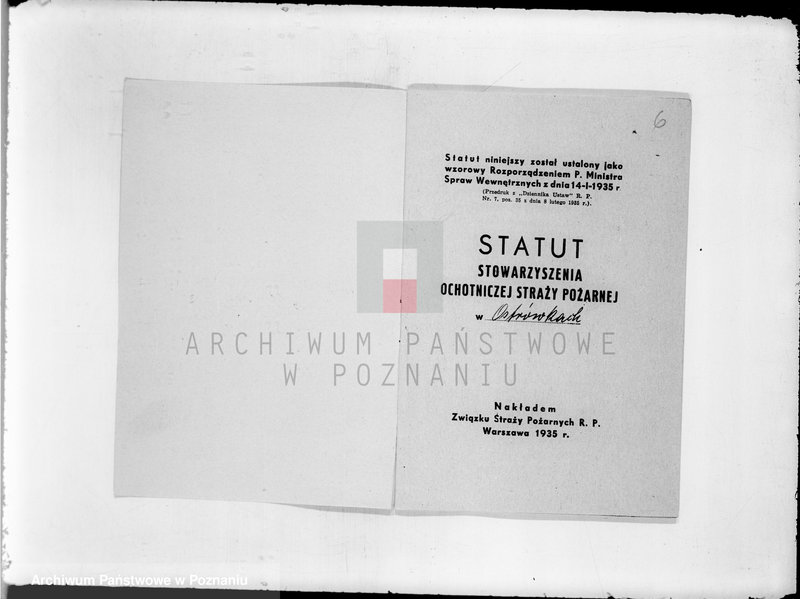 Obraz 10 z jednostki "/Stowarzyszenie ochotniczej straży pożarnej z terenu powiatu chodzieskiego/ miejscowości od litery O-Z"