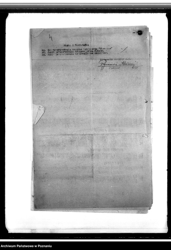 Obraz 8 z jednostki "Korespondencja Związku Strzeleckiego, sprawozdania, kwestionariusze ewidencyjne, rozkazy Komendy Powiatowej Związku Strzeleckiego w Koninie i podległych jej oddziałów"