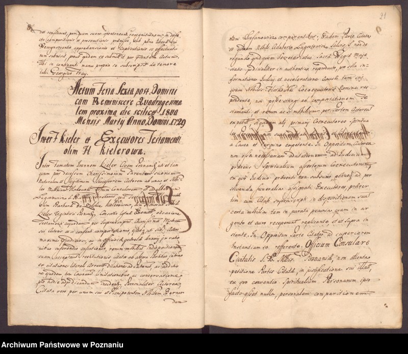 Obraz 8 z jednostki "Liber actorum officii consularis civitatis Posnaniae."