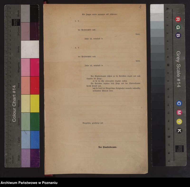 Obraz 3 z jednostki "Księga miejscowa małżeństw tom I [Rejestr główny małżeństw]"