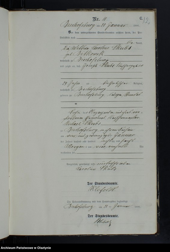 image.from.unit.number "Sterbe-Neben-Register Nr 1 - 114"