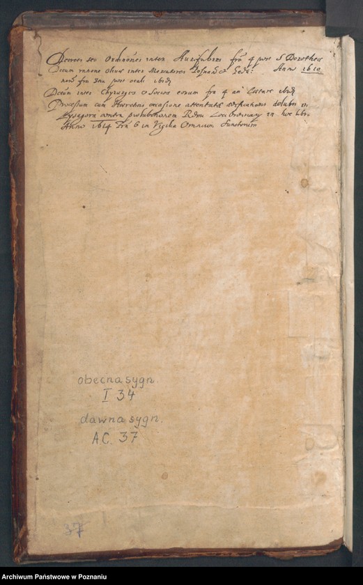 Obraz 4 z jednostki "Acta consulatus Posnaniensis."