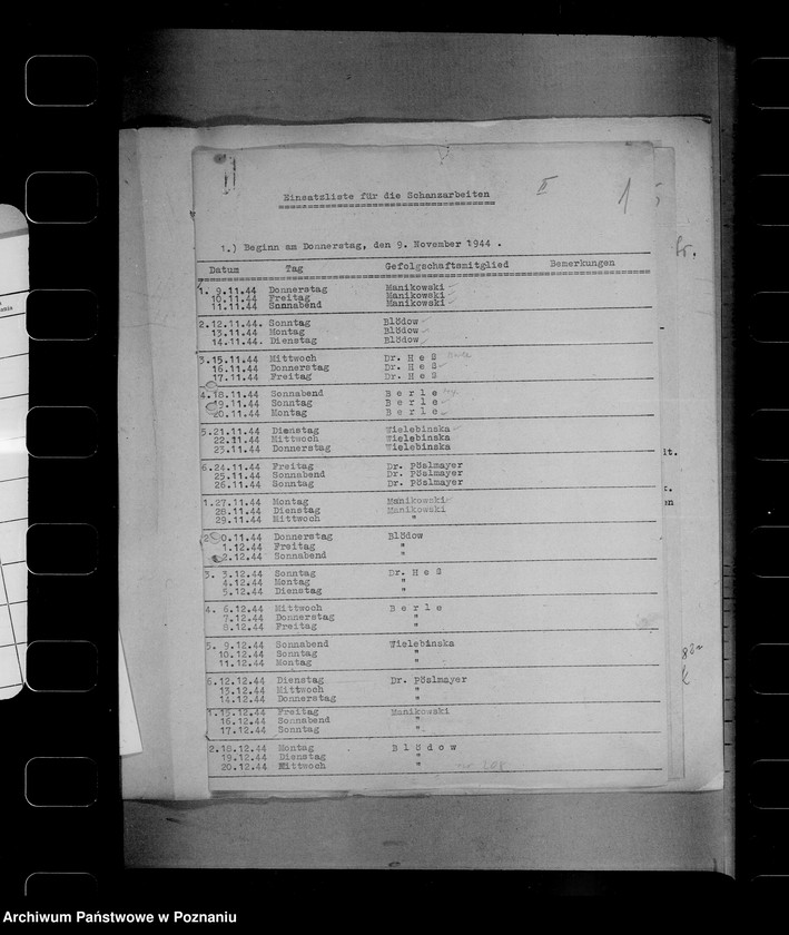 Obraz 5 z jednostki "Skierowywanie pracowników urzędu namiestnika do prac przy kopaniu rowów przeciwczołgowych"