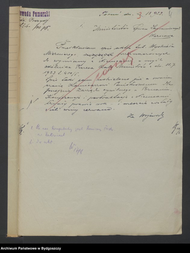 image.from.unit.number "Akra szczegółowe w sprawie zwrotu akt z Niemiec"