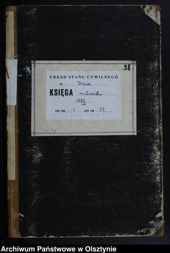 image.from.unit.number "Heiraths-Neben-Register Nr 1 - 33"