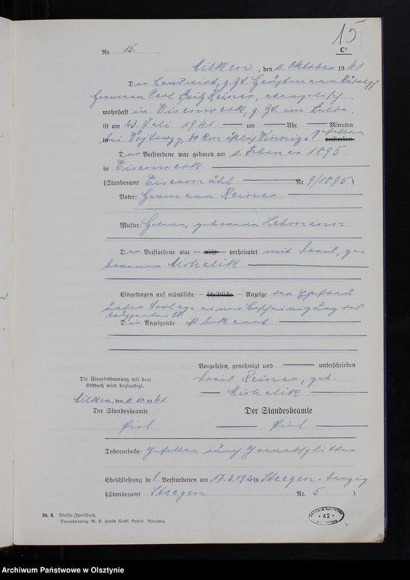 image.from.unit.number "Sterbe-Zweitbuch Nr 1 - 23"