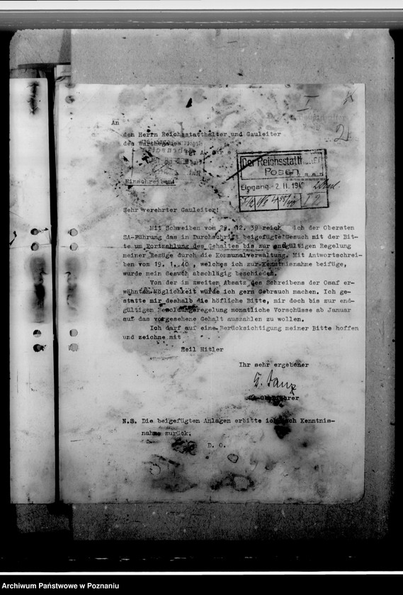 Obraz 6 z jednostki "Janz, Kurt - Bürgermeister in Gnesen"