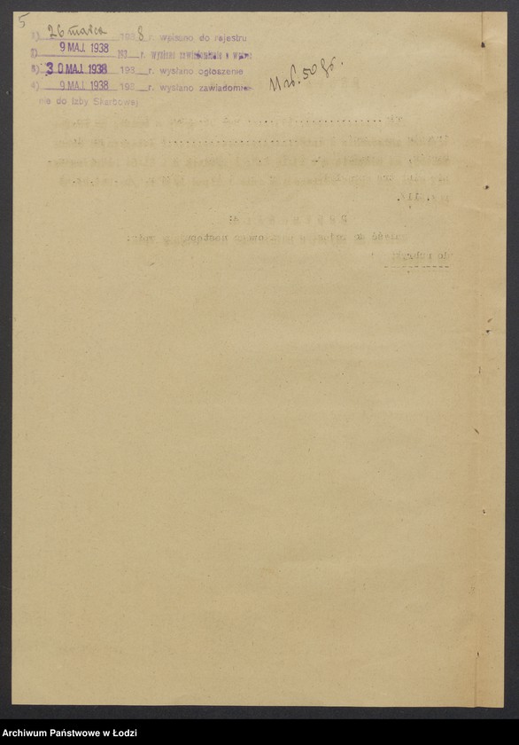 Obraz 7 z jednostki "Chaim Pinkwas Mandelbaum- sprzedaż pończoch i galanterii"