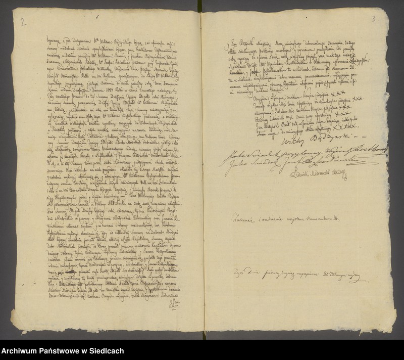 Obraz 5 z jednostki "[Akta notarialne notariusza Modrzewskiego Ludwika rok 1825 od nr 1 do nr 239]"