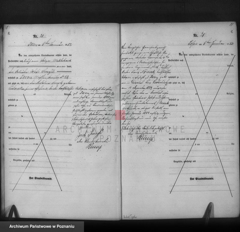 Obraz 17 z jednostki "Księga zgonów t. I"