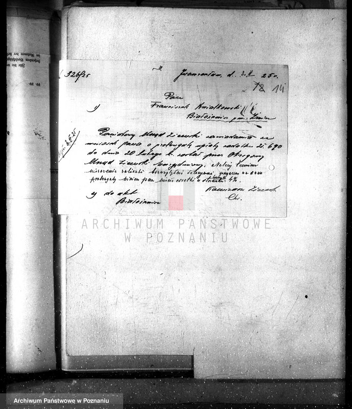 Obraz 18 z jednostki "Białowieżyn III w powiecie żnińskim osada rentowa"