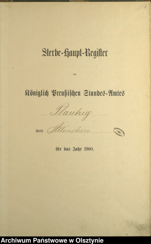 image.from.unit.number "Sterbe-haupt-Register Nr 1 - 23"