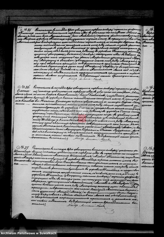 Obraz 13 z jednostki "Duplikat aktov serejskago rimsko-katoličeskago prichoda rodivšichsja, brakosočetavšichsja i umeršich za 1901 god"