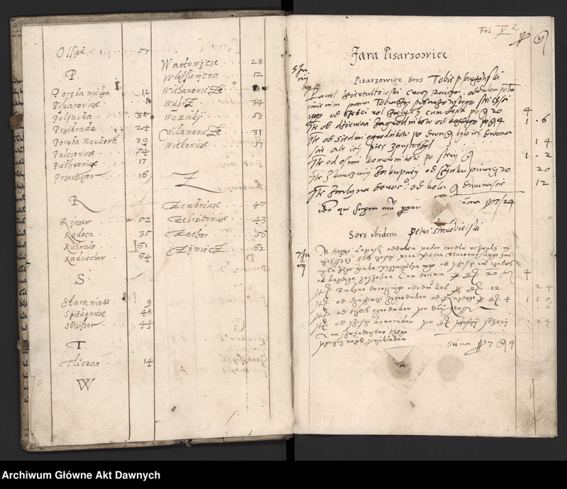 image.from.unit.number "[Rekognicjarz poborowy pow. śląskiego woj. krakowskiego]."