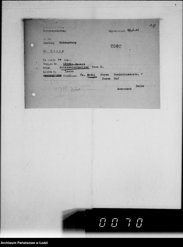 Obraz 14 z jednostki "63 III Produktionsaufgabe Gemeinschaft. Schuhe, Arbeitsauftrag 1190, Auslieferung"