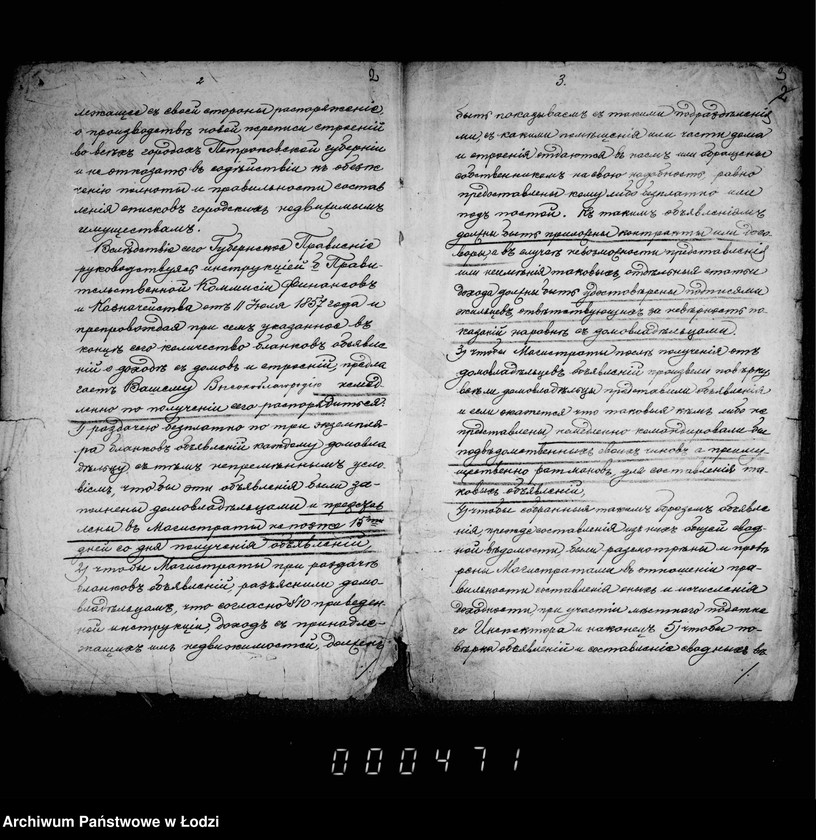 Obraz 6 z jednostki "O perepisi domov i stroenji"