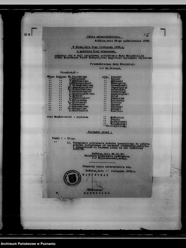 Obraz 19 z jednostki "Akta dotyczące miasta Kościan - daniny komunalne"