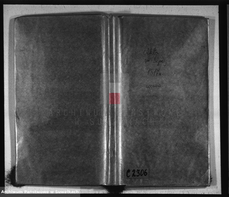 image.from.unit.number "Akta zeszłych stanu cywilnego gminy seyneńskiey od 1-go stycznia 1817 roku."