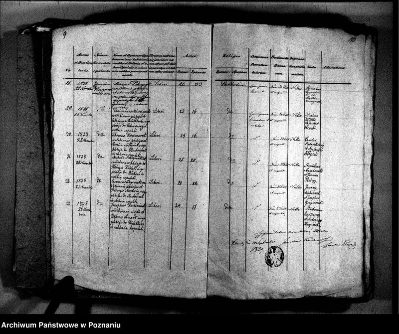 Obraz 8 z jednostki "Liber baptisatorum, copulatorum, mortuorum"
