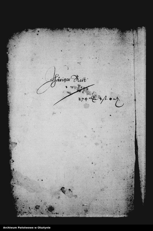 image.from.unit.number "Kirchen-Rechnung der Stadt Deutsch Eylau"