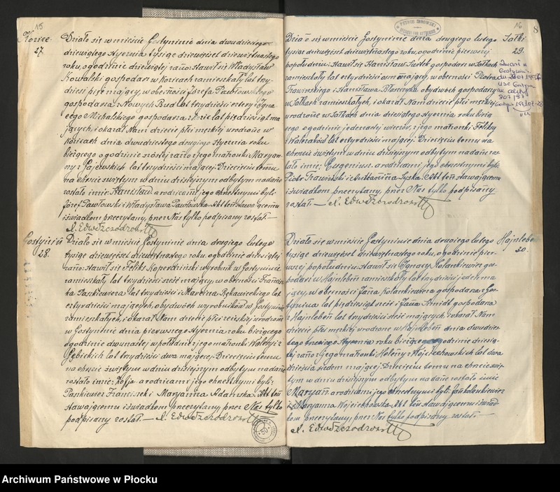 Obraz 11 z jednostki "Akta urodzeń, małżeństw i zgonów"