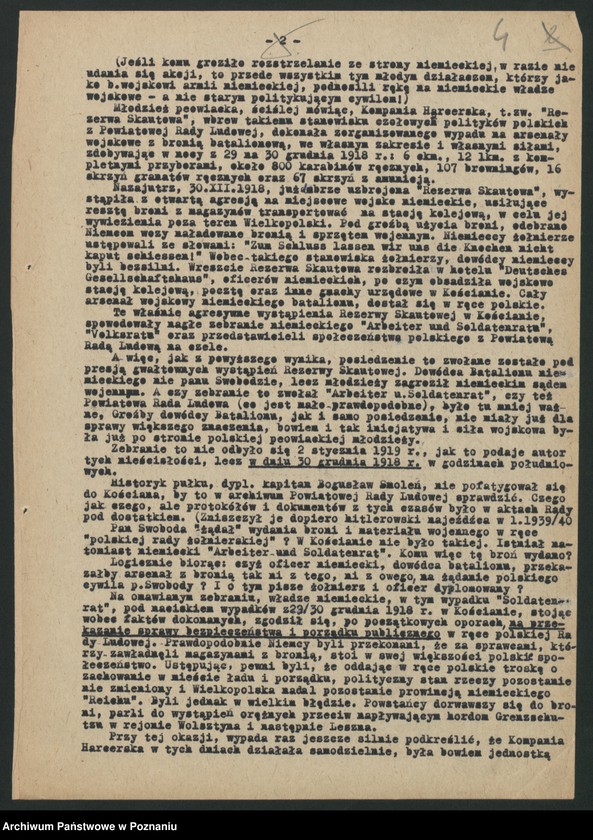 Obraz 15 z jednostki "Ogólne uwagi i spostrzeżenia dotyczące powstania wielkopolskiego."