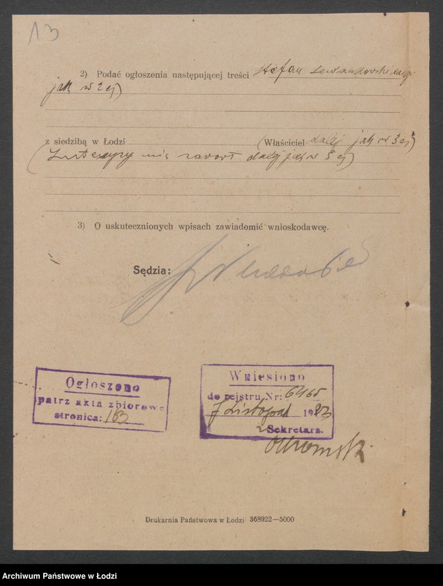 Obraz 15 z jednostki "Stefan Lewandowski- wyrób i sprzedaż manufaktury"