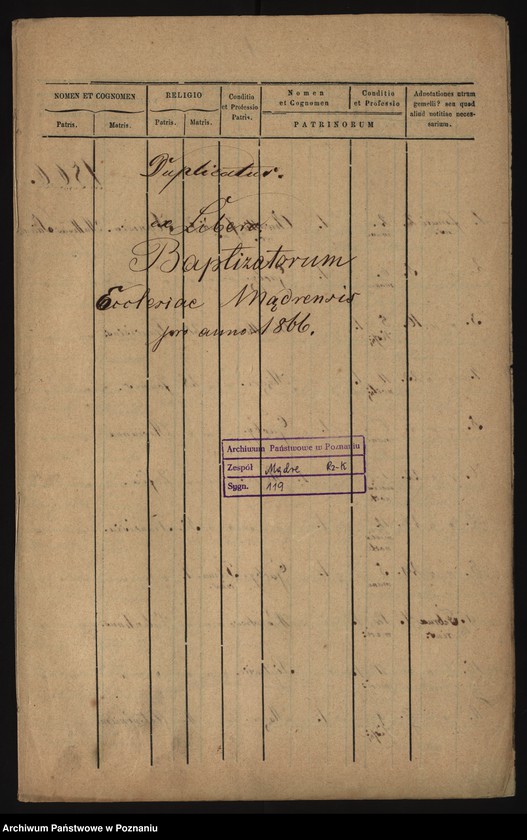 image.from.unit.number "Duplicatus ex libris baptisatorum"