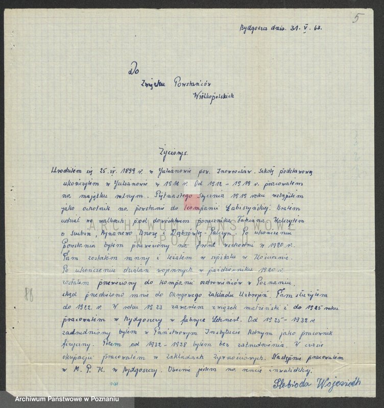 Obraz 19 z jednostki "Życiorysy powstańców wielkopolskich: Ś - tom l /Śląski Stanisław - Świtek Stefan/."