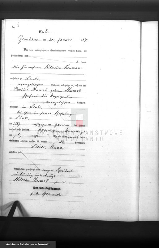 Obraz 10 z jednostki "Księga urodzeń"
