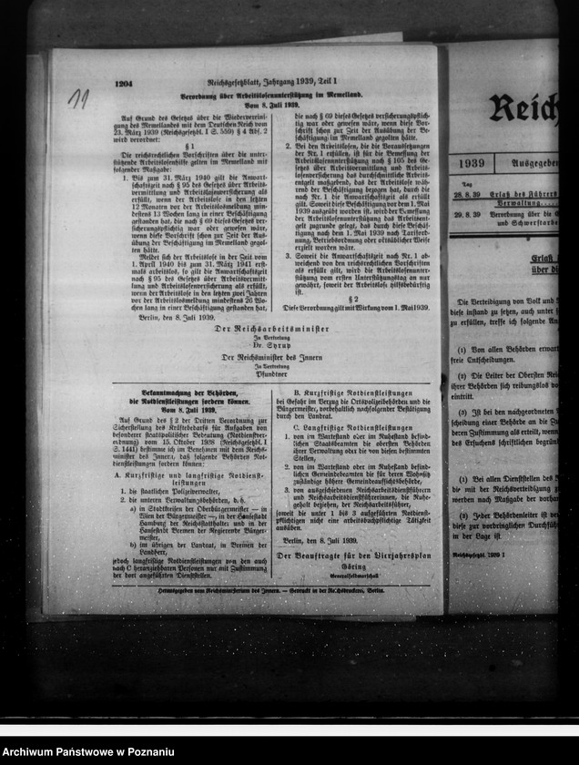 Obraz 15 z jednostki "Zarządzenia w sprawie zorganizowania administracji w tak zwanym Kraju Warty"