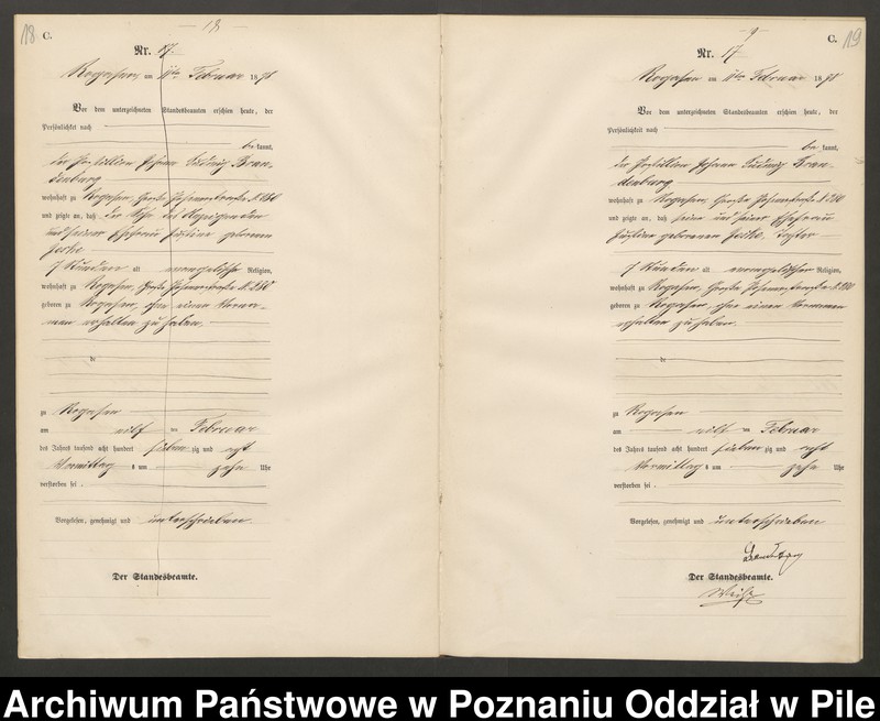 Obraz 12 z jednostki "Księga zgonów"