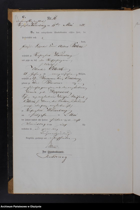 image.from.unit.number "Sterbe-Haupt-Register Nr 1 - 33"