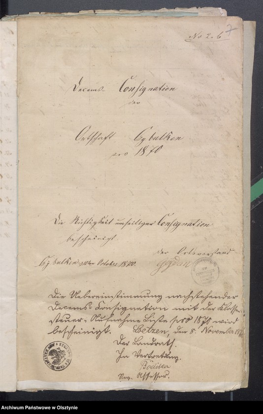 image.from.unit.number "Beläge zur Widminnenschen Kirchen Kassen Rechnung pro 1870"