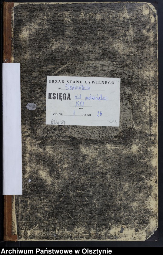 image.from.unit.number "Heiraths-Haupt-Register Nr 1 - 26"