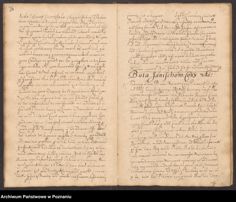 Obraz 17 z jednostki "Protocolon actorum officii consularis Posnaniensis."