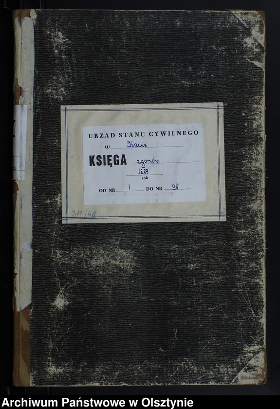 image.from.unit.number "Sterbe-Neben-Register Nr 1 - 98"