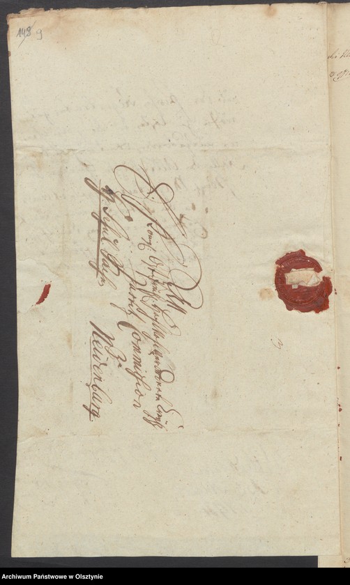 image.from.unit.number "Die Reparatur der Kirschsteindorfschen [Kiersztanowo] Organisten Wohnung"