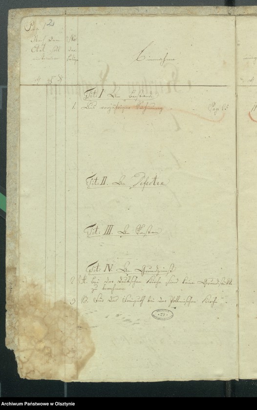 image.from.unit.number "Kirchen Rechnung über Einnahme und Ausgabe bei der ewangelischen deutschen und polnischen Kirche zu Riesenburg"