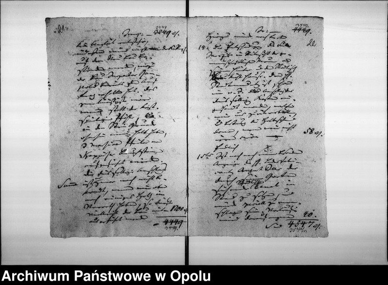 Obraz 17 z jednostki "Acta von Regulirung der jährlichen Cämmerey-Etats, und der aufzubringenden Zuschüsse von der Commune Magistrat zu Oppeln de anno 1821"