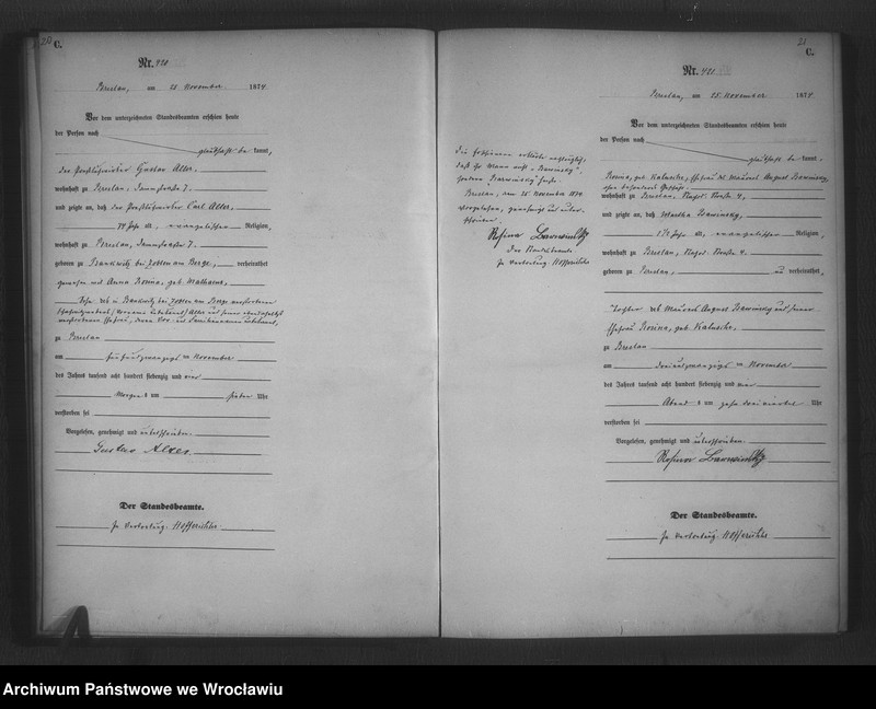 image.from.unit.number "Sterbe-Haupt-Register Breslau II 1874 Band 2"