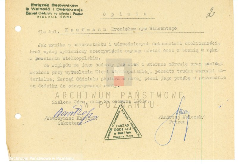 Obraz 16 z jednostki "Życiorysy powstańców wielkopolskich: K - tom lV /Kaufmann Bronisław - Kielanowski Józef/."